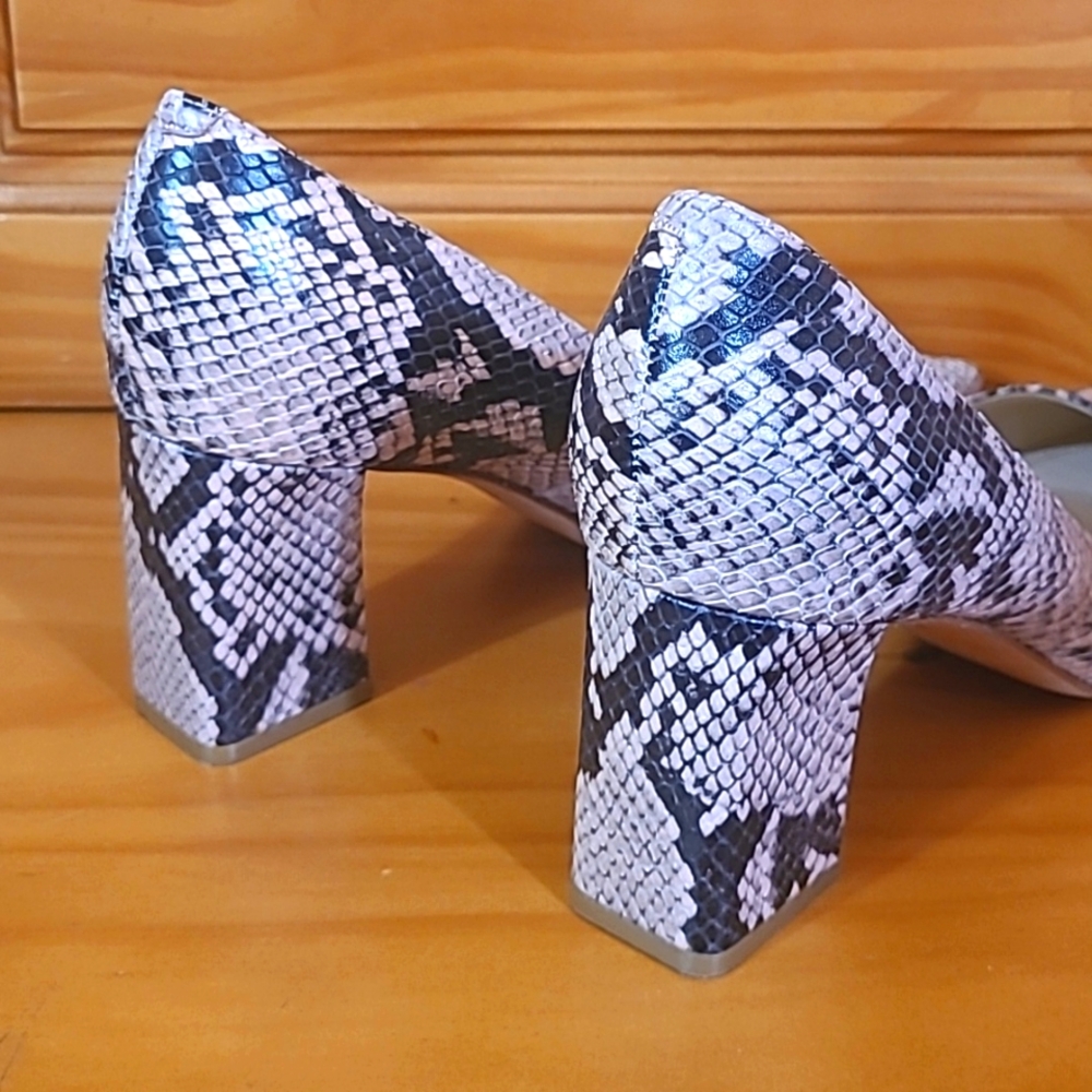 Marc Fisher Ltd Python Print Block Heels - image 5